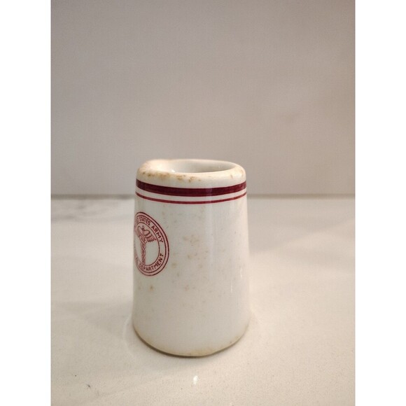 US Army Medical Department Porcelain Creamer Bedford, OH Bailey Walker China - Picture 8 of 11